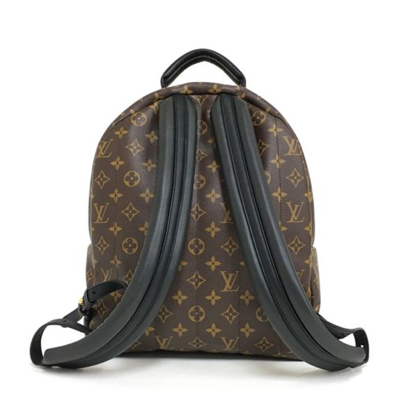 Louis Vuitton Monogram Palm Springs Backpack MM Rucksack Brown Black - Picture 4 of 7